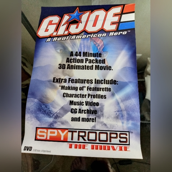 G.I. Joe A Real American Hero - SpyTroops The Movie ( DVD ) - Picture 5 of 5